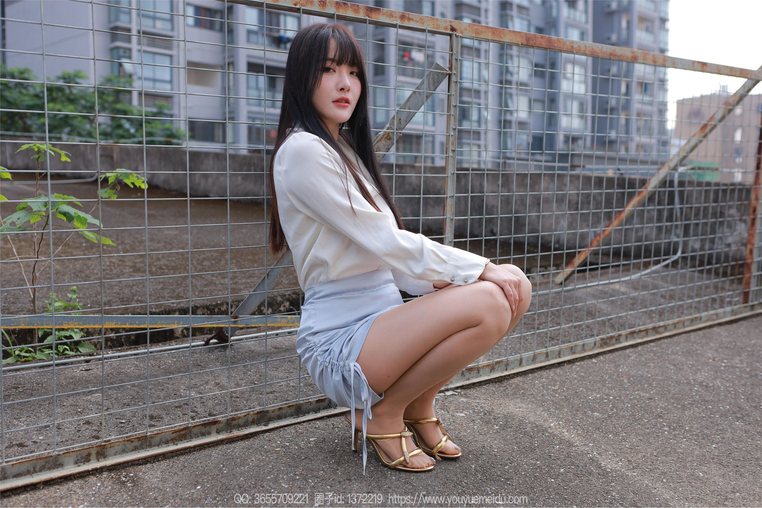 IESS异思趣向  2024.11.10 丝享家 1894 婉萍《蓝色短裙（下）》